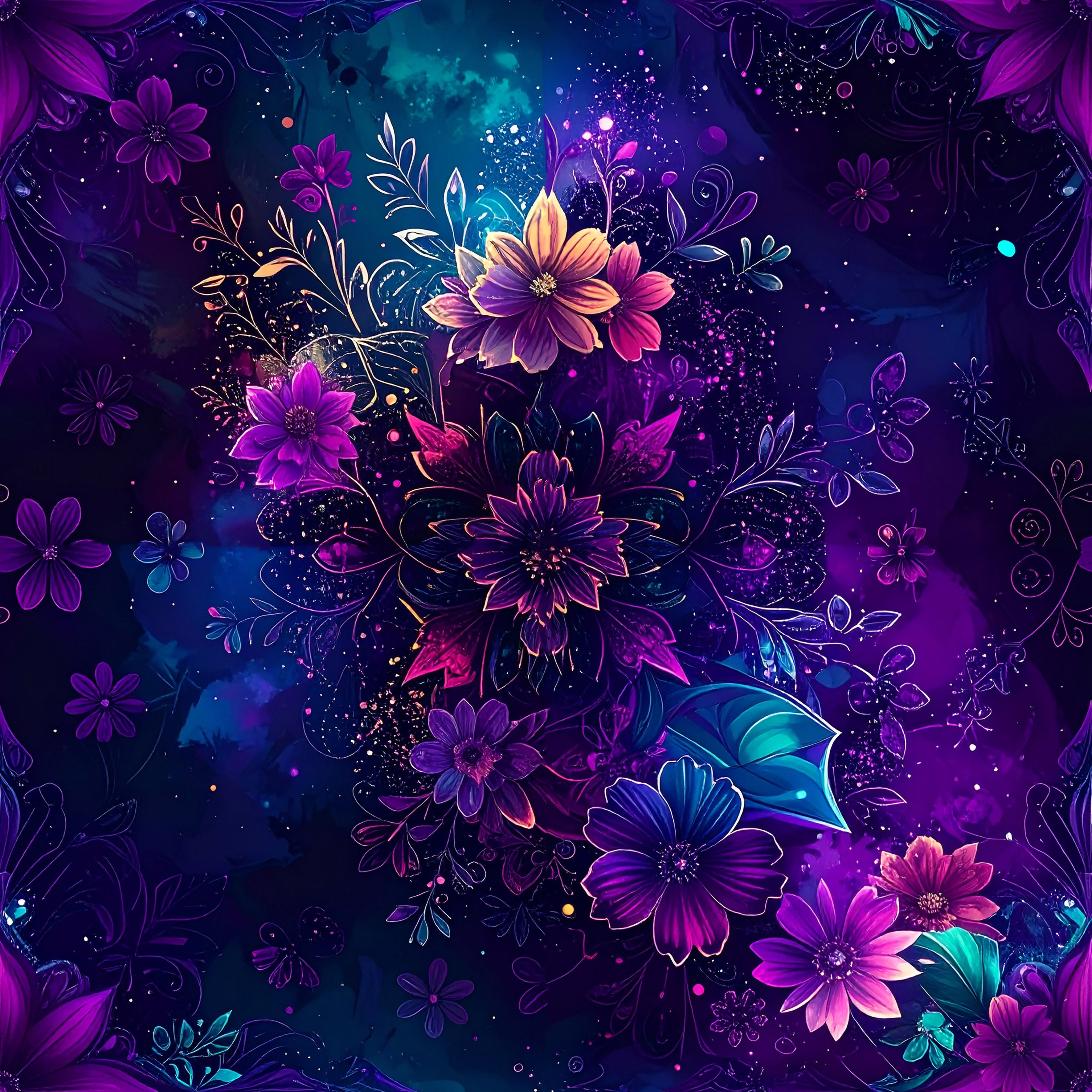 Lila Blumen  Neue Vorbestellung strengen limitiert